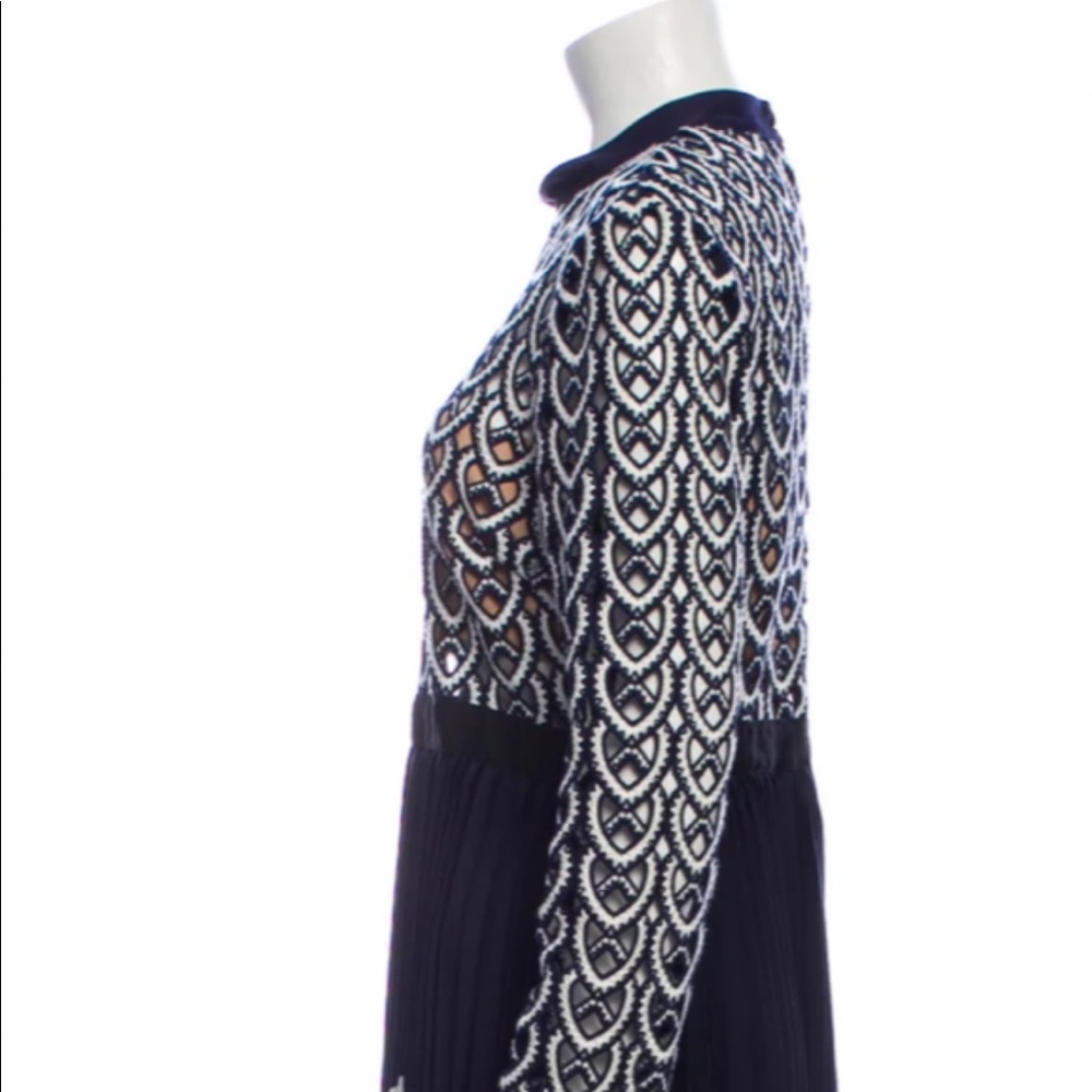 Self portrait size US size 8 navy, white and black